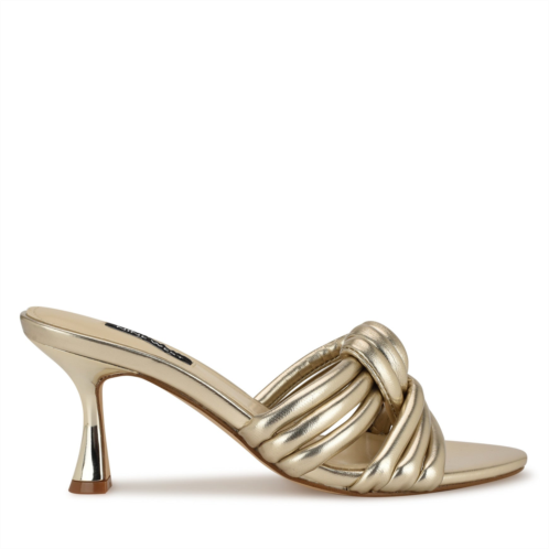 Womens Norene Knotted Dress Sandals - Platino Nine West