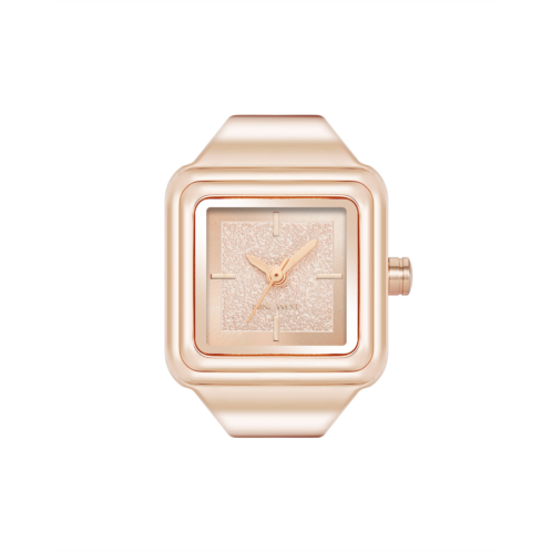 NINEWEST Square Ring Watch - Rose Gold