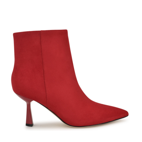 Womens Bunie Dress Ankle Booties - Red Nine West