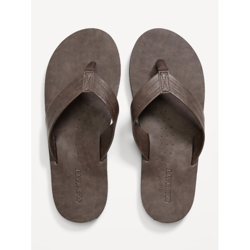 OldNavy Faux-Leather Flip-Flop Sandals for Men