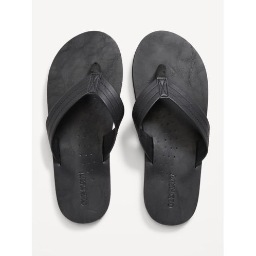 OldNavy Faux-Leather Flip-Flop Sandals for Men