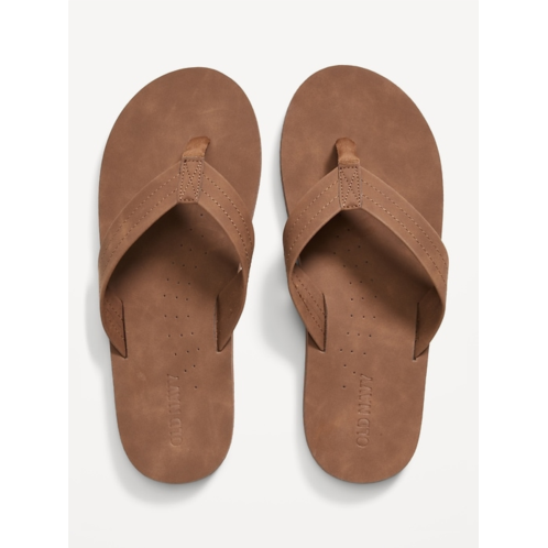 OldNavy Faux-Leather Flip-Flop Sandals for Men