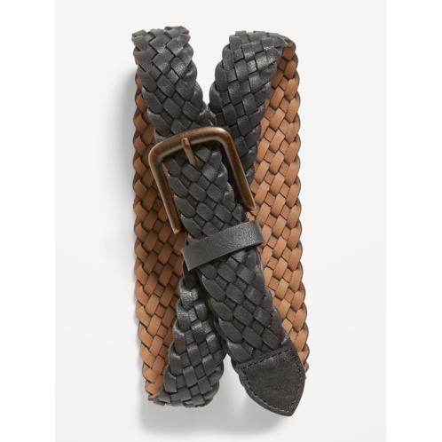 OldNavy Braided Faux-Leather Belt for Men