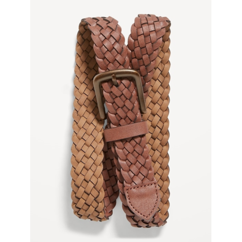 OldNavy Braided Faux-Leather Belt for Men