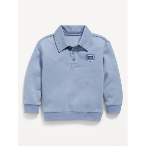 OldNavy Oversized Logo-Graphic Collared Sweatshirt for Toddler Boys