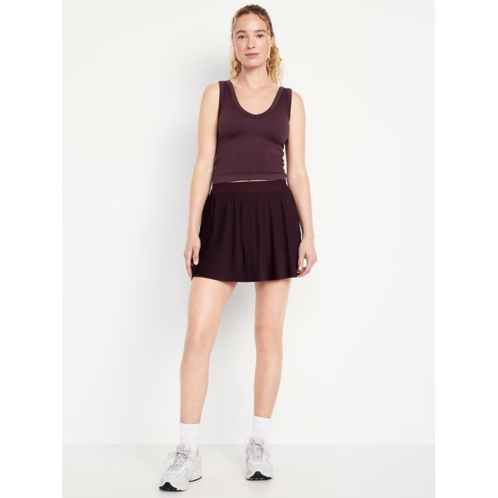 OldNavy Extra High-Waisted Micro-Pleated Performance Skort