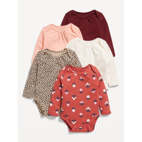 OldNavy Long-Sleeve Bodysuit 5-Pack for Baby