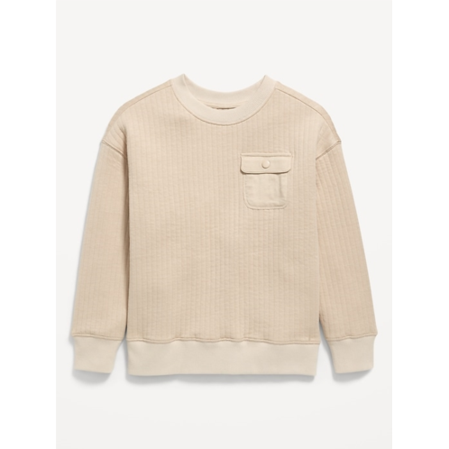 OldNavy Oversized Quilted Utility Pocket Sweatshirt for Boys