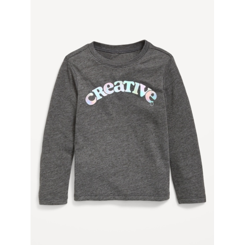 OldNavy Long-Sleeve Graphic T-Shirt for Toddler Girls