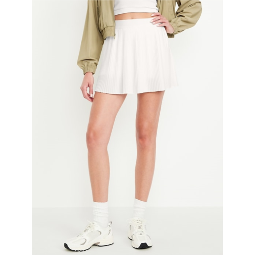 OldNavy Extra High-Waisted Micro-Pleated Performance Skort