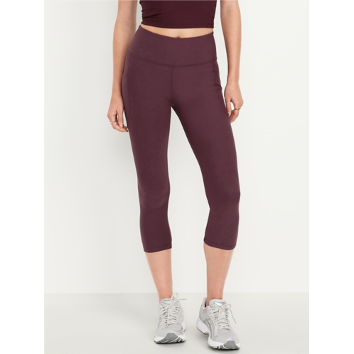OldNavy High-Waisted PowerSoft Crop Pocket Leggings