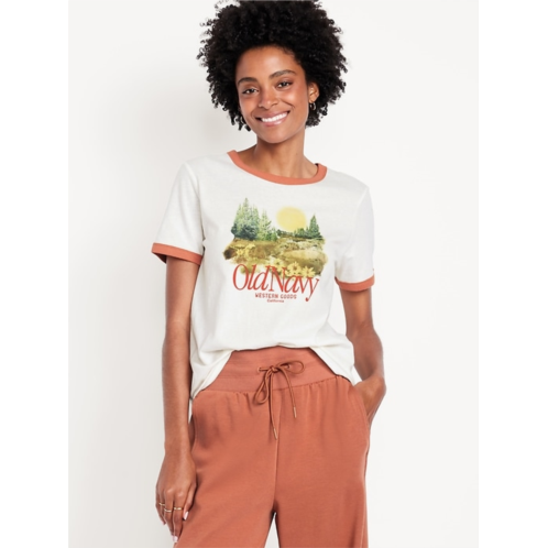 OldNavy EveryWear Logo-Graphic Ringer T-Shirt