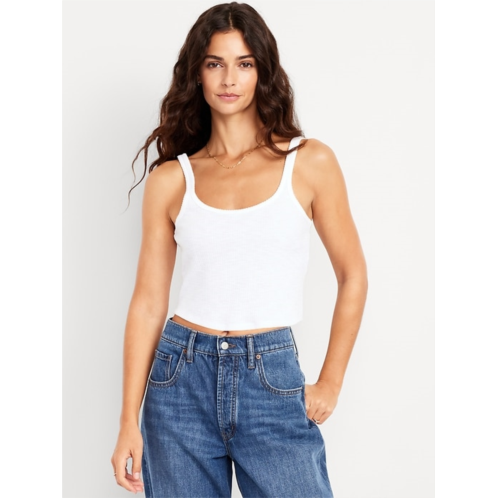 OldNavy Cropped Pointelle Cami Top