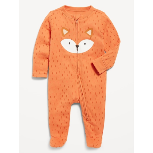 OldNavy 2-Way-Zip Sleep & Play Graphic Footed One-Piece for Baby