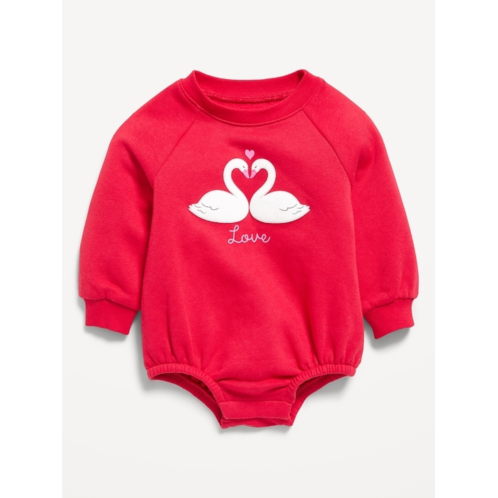 OldNavy Printed Long-Sleeve Fleece One-Piece Romper for Baby