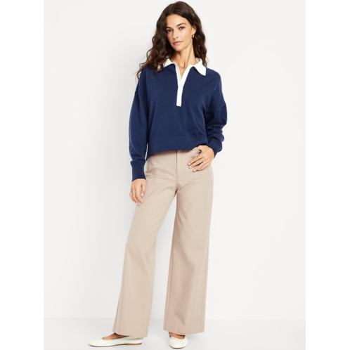 OldNavy High-Waisted Pixie Super Wide-Leg Pants