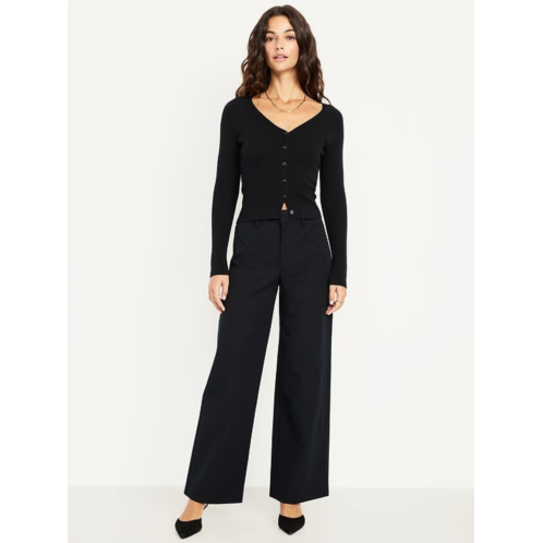 OldNavy High-Waisted Pixie Super Wide-Leg Pants