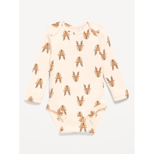 OldNavy Printed Long-Sleeve Bodysuit for Baby