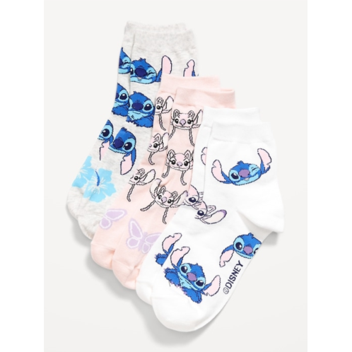OldNavy Disneyⓒ 3-Pack Novelty Quarter Crew Socks for Women
