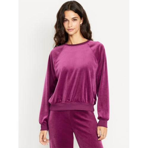 OldNavy Velour Lounge Top