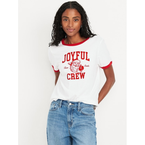 OldNavy EveryWear Crew-Neck Graphic Ringer T-Shirt