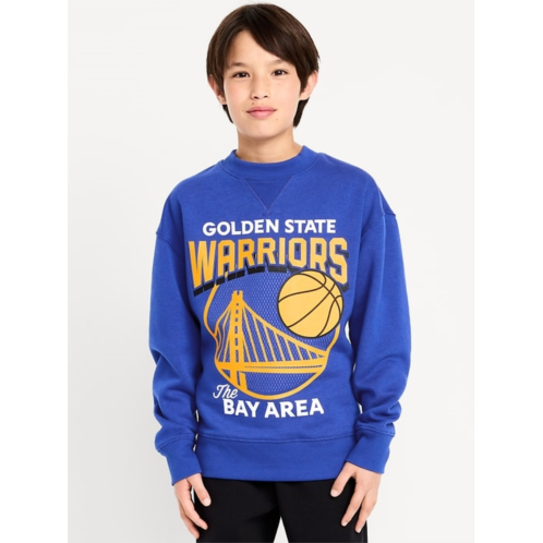OldNavy NBAⓒ Golden State Warriorsⓒ Oversized Gender-Neutral Sweatshirt for Kids