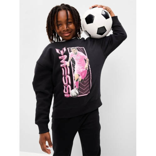 OldNavy Messi Oversized Crew-Neck Graphic Sweatshirt for Boys