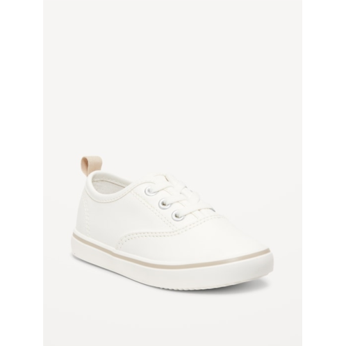 OldNavy Unisex Elastic-Lace Faux-Leather Sneakers for Toddler