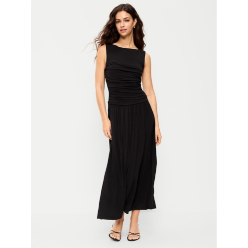 OldNavy Fit & Flare Drop-Waist Maxi Dress