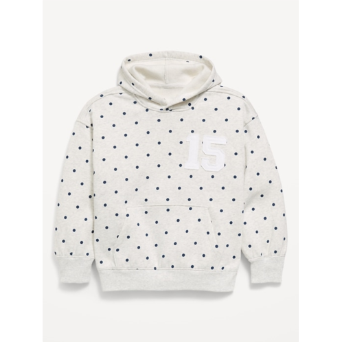 OldNavy Printed Loose Pullover Hoodie for Girls