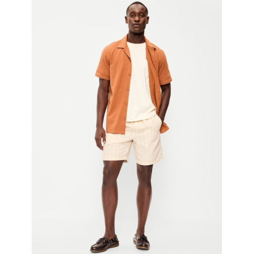 OldNavy Textured-Knit Jogger Shorts -- 7-inch inseam