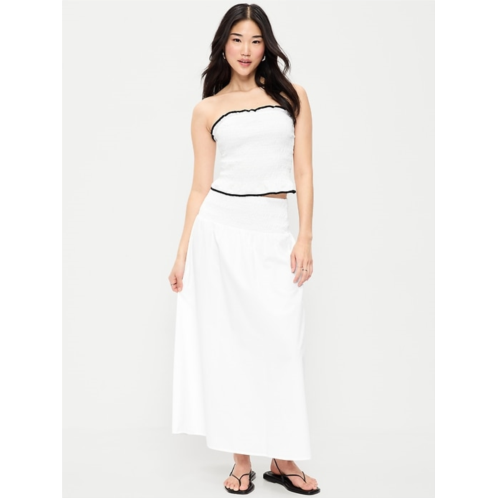 OldNavy Smocked-Waist Maxi Skirt