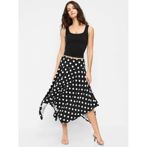 OldNavy Handkerchief Hem Midi Skirt