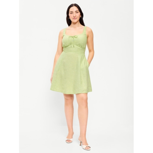 OldNavy Fit & Flare Linen Mini Dress