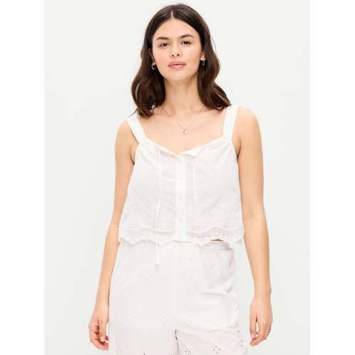 OldNavy Tie-Front Cami Tank Top