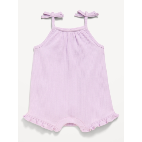 OldNavy Sleeveless Tie-Strap One-Piece Romper for Baby