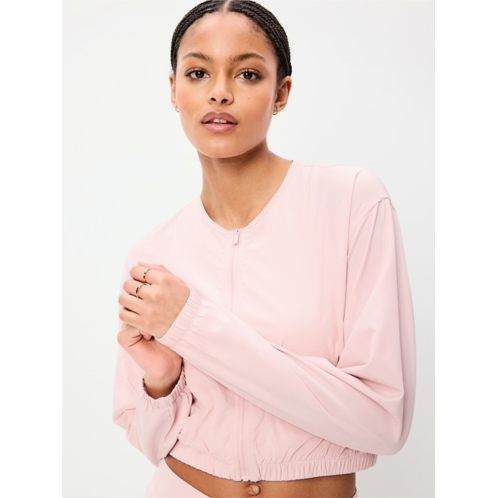OldNavy Zip-Front Cropped Tennis Jacket