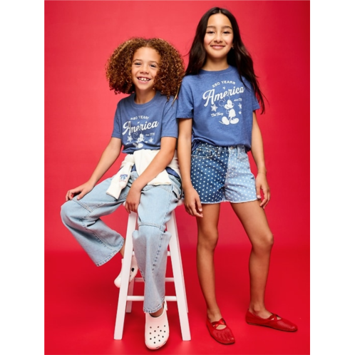 Old Navy x Disney Mickey Mouse Gender-Neutral Logo-Graphic T-Shirt for Kids
