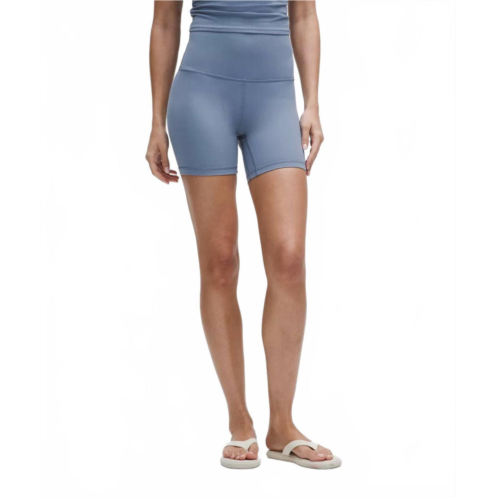 Lululemon align high-rise short in blue willow