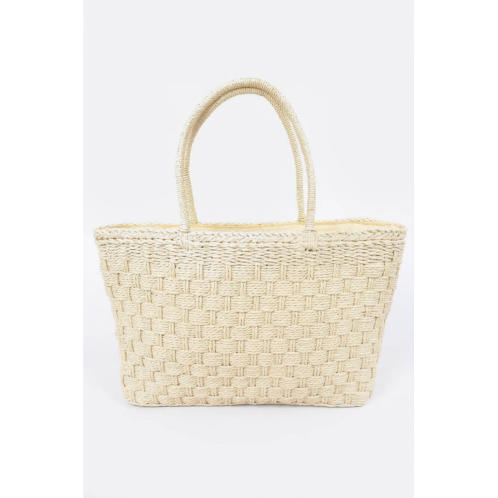 FASHNZFAB straw medium tote bag