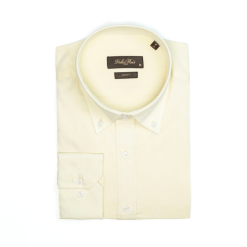 VELLAPAIS crystal slim fit cotton shirt