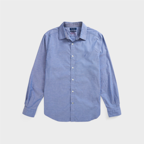 Nautica mens big & tall classic fit dot print oxford shirt