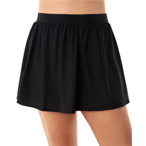 Miraclesuit plus size swim skirt in black