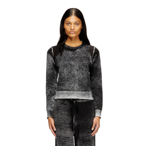 Diesel jumper with faded reverse print