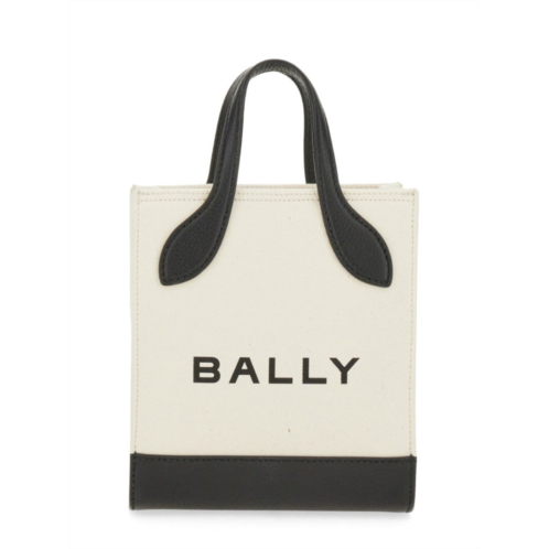 Bally structured bag with detachable strap and bold logo