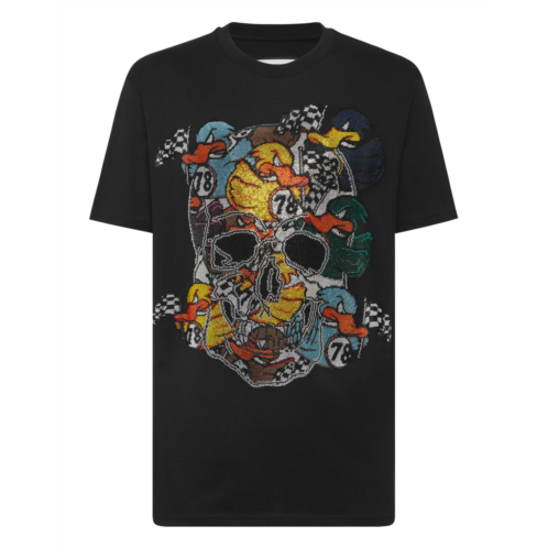 PHILIPP plein t-shirt round neck ss tee plein duck