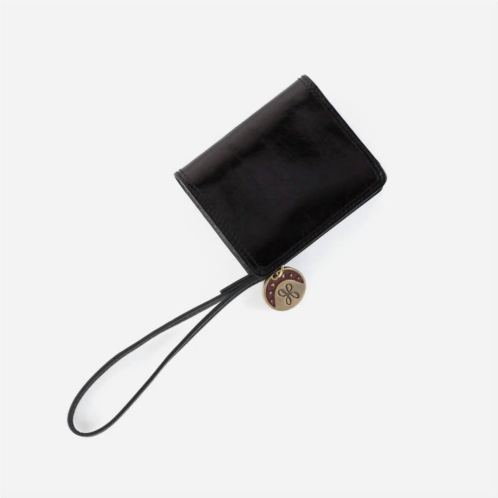 HOBO womens coin purse wristlet wallet in black