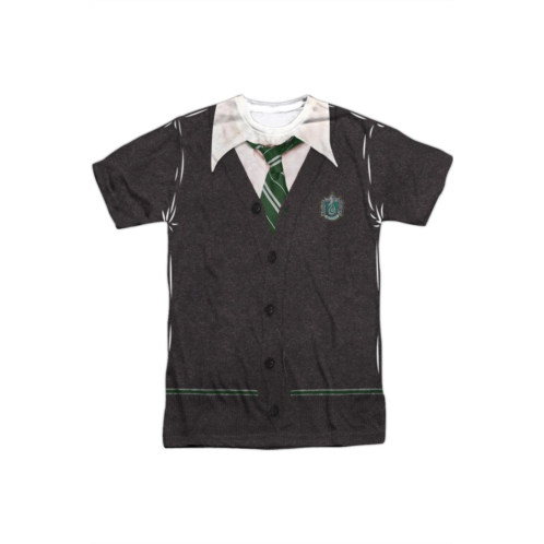 Gildan harry potter slytherin uniform short sleeve adult poly crew tee / t-shirt