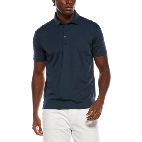 vintage 1946 pinweave hybrid stripe polo shirt