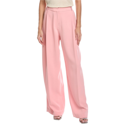Oscar de la Renta wide leg silk-blend georgette pant